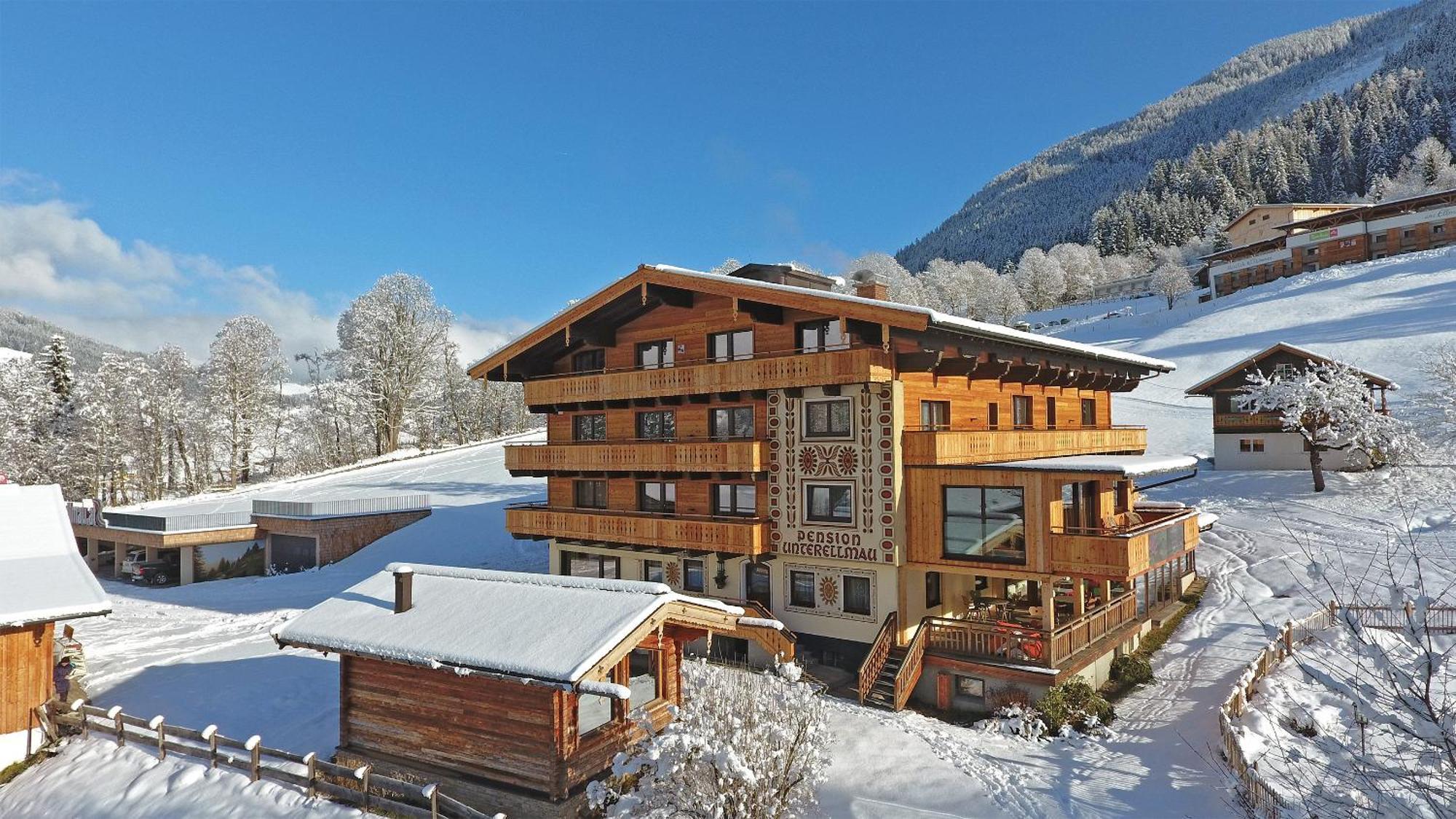 Ski In Ski Out Hotel Unterellmau Saalbach-Hinterglemm Exteriör bild